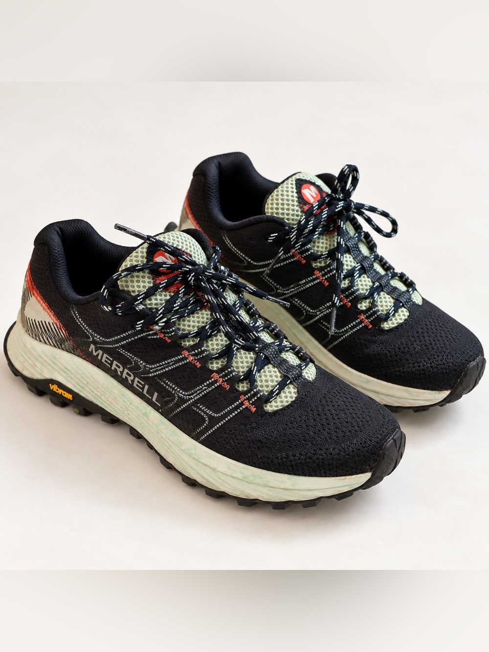 ERRELL NOAB FLIGHT WOMENS TRAIL RUNNING HIKING SHOES VIBRAM FLOATPRO  size 7